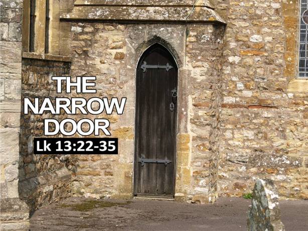 The narrow door dans images sacrée